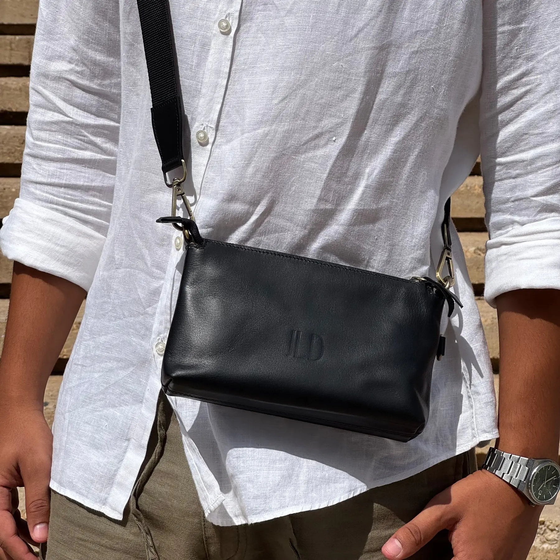 Sac en cuir Switch – Design élégant et polyvalent JLDCRAFT.eur