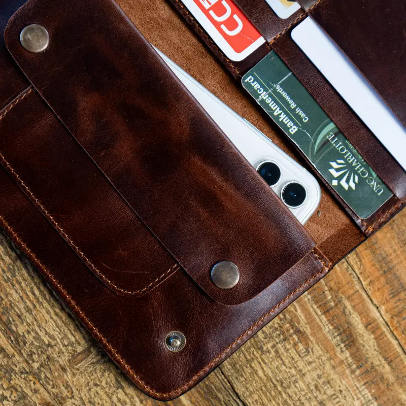 Portefeuille Slim en cuir – Élégant & pratique JLDCRAFT.eur