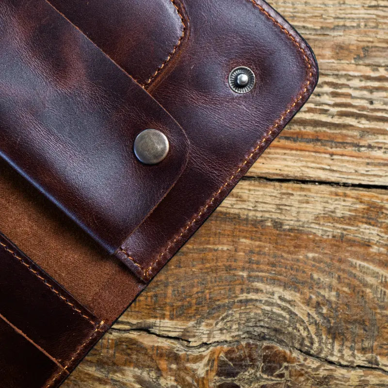 Portefeuille Slim en cuir – Élégant & pratique JLDCRAFT.eur