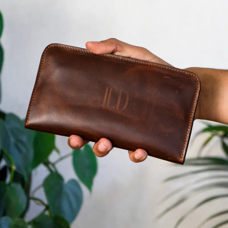 Portefeuille Slim en cuir – Élégant & pratique JLDCRAFT.eur