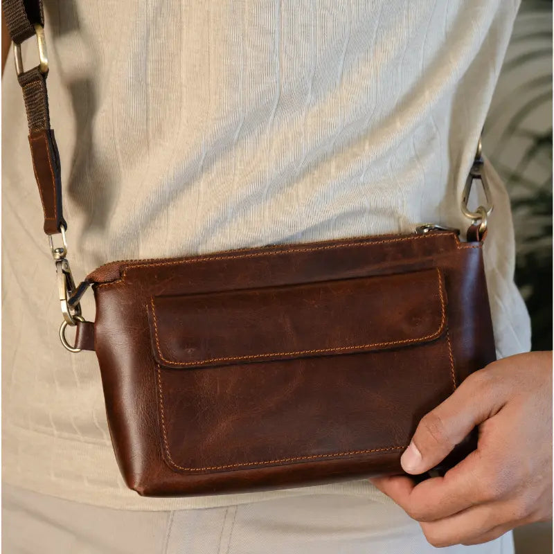 Sac en cuir Switch – Design élégant et polyvalent JLDCRAFT.eur