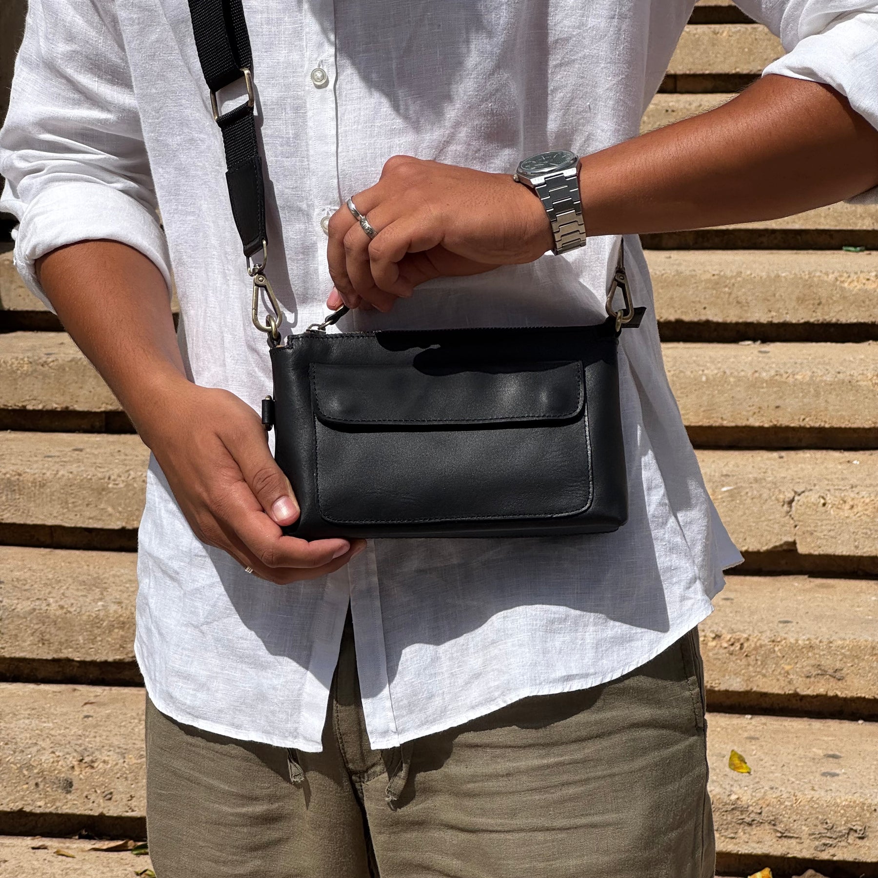 Sac en cuir Switch–Design élégant et polyvalent