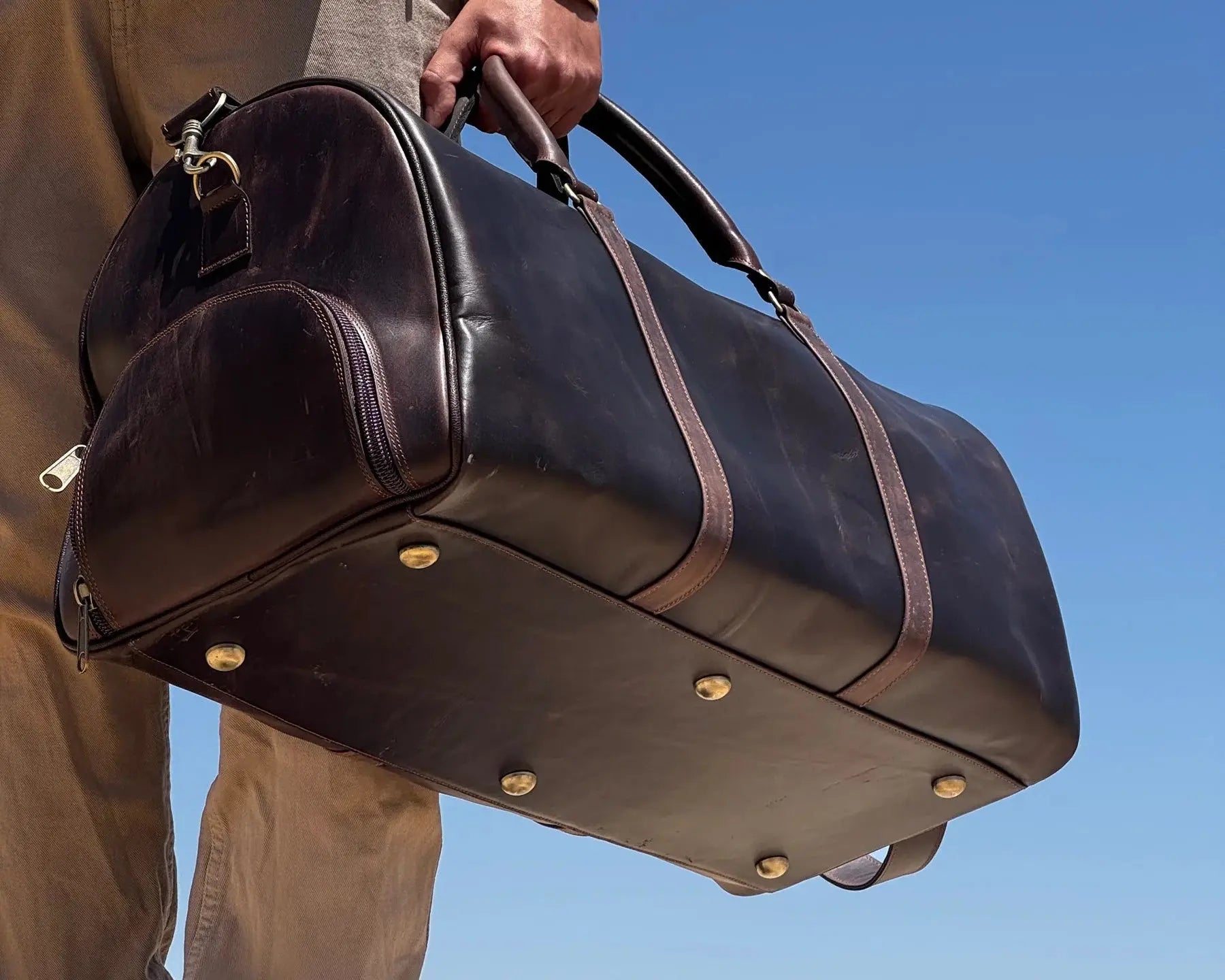 Altair – Sac de voyage en cuir premium JLDCRAFT.eur