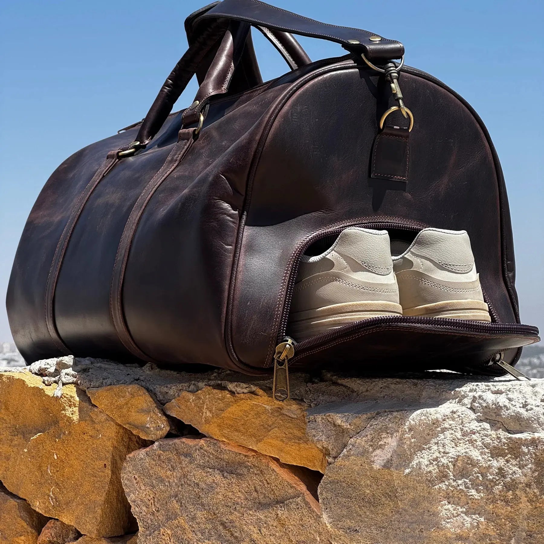 Altair – Sac de voyage en cuir premium JLDCRAFT.eur