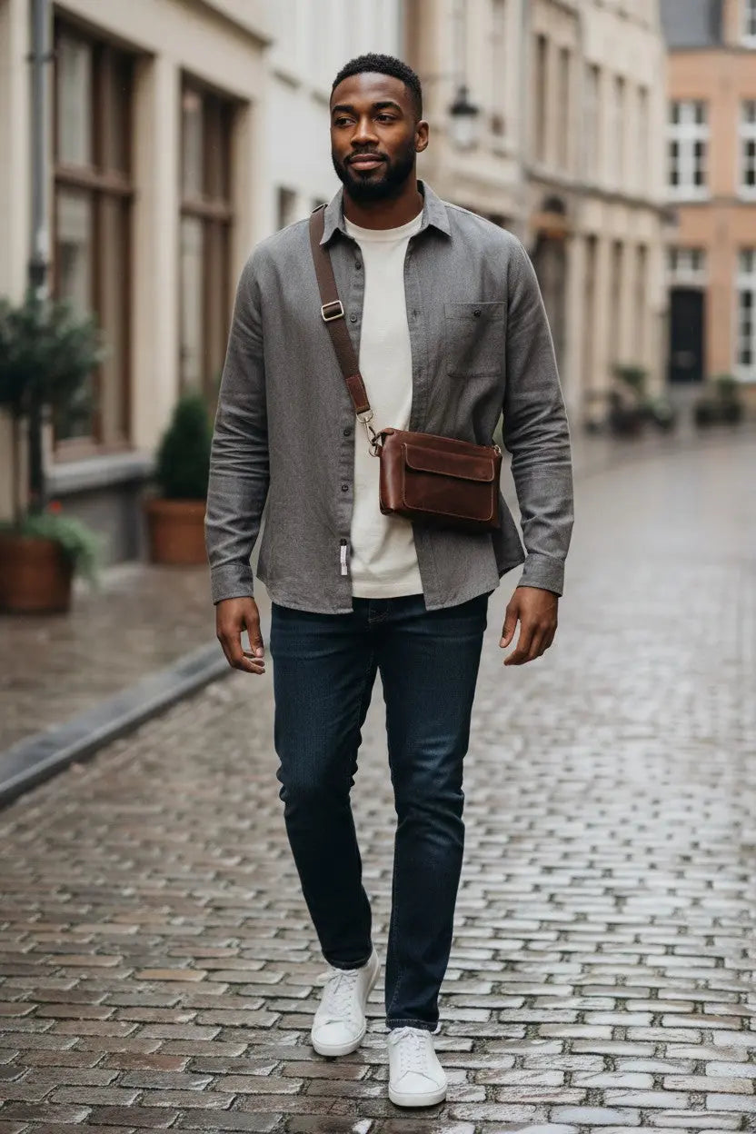 Sac en cuir Switch – Design élégant et polyvalent JLDCRAFT.eur